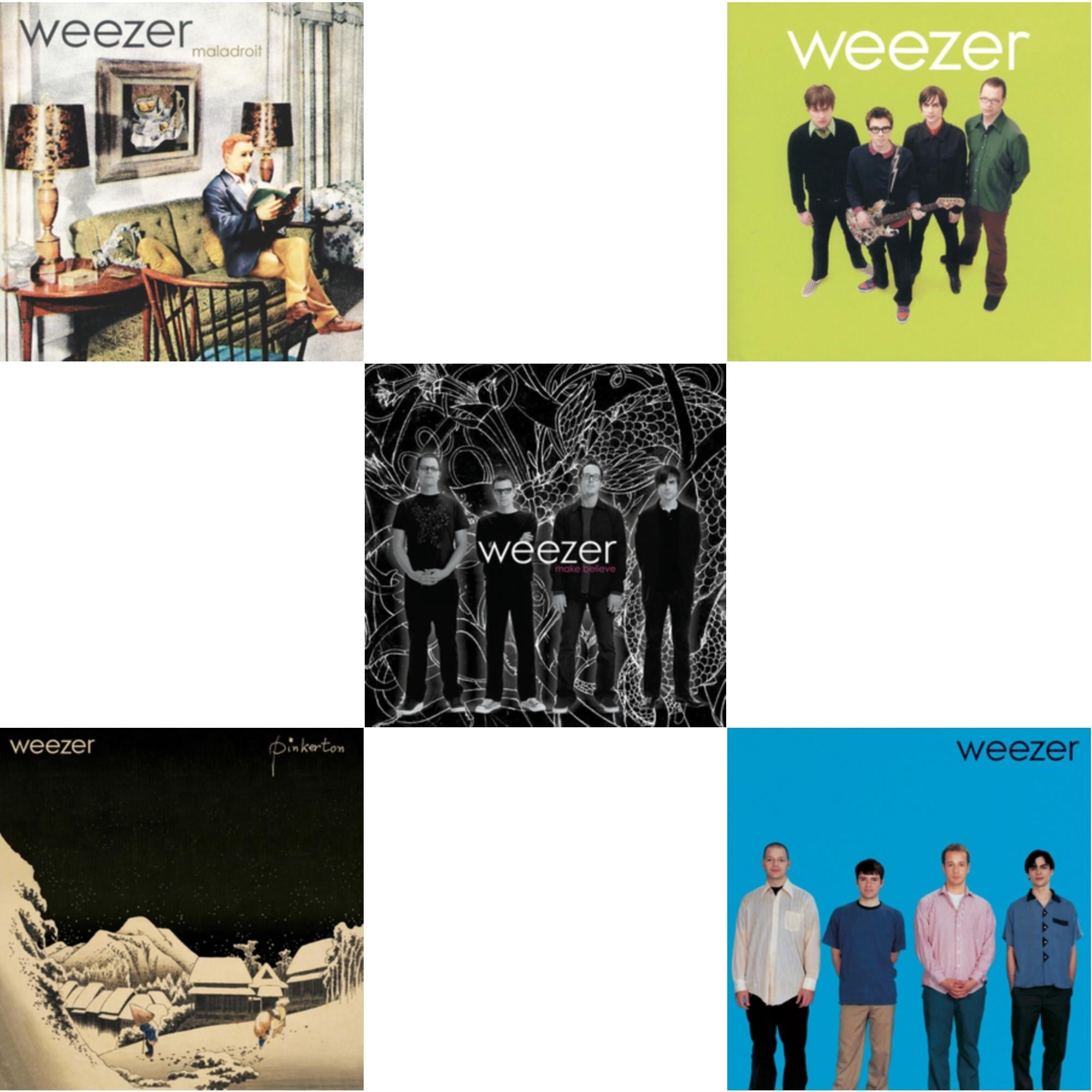 Weezer (Blue Album) & Pinkerton & Weezer (Green Album) & Maladroit
