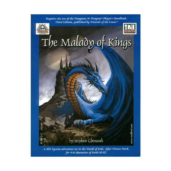 Troll Lord Games Malady of Kings - CD-Rom New