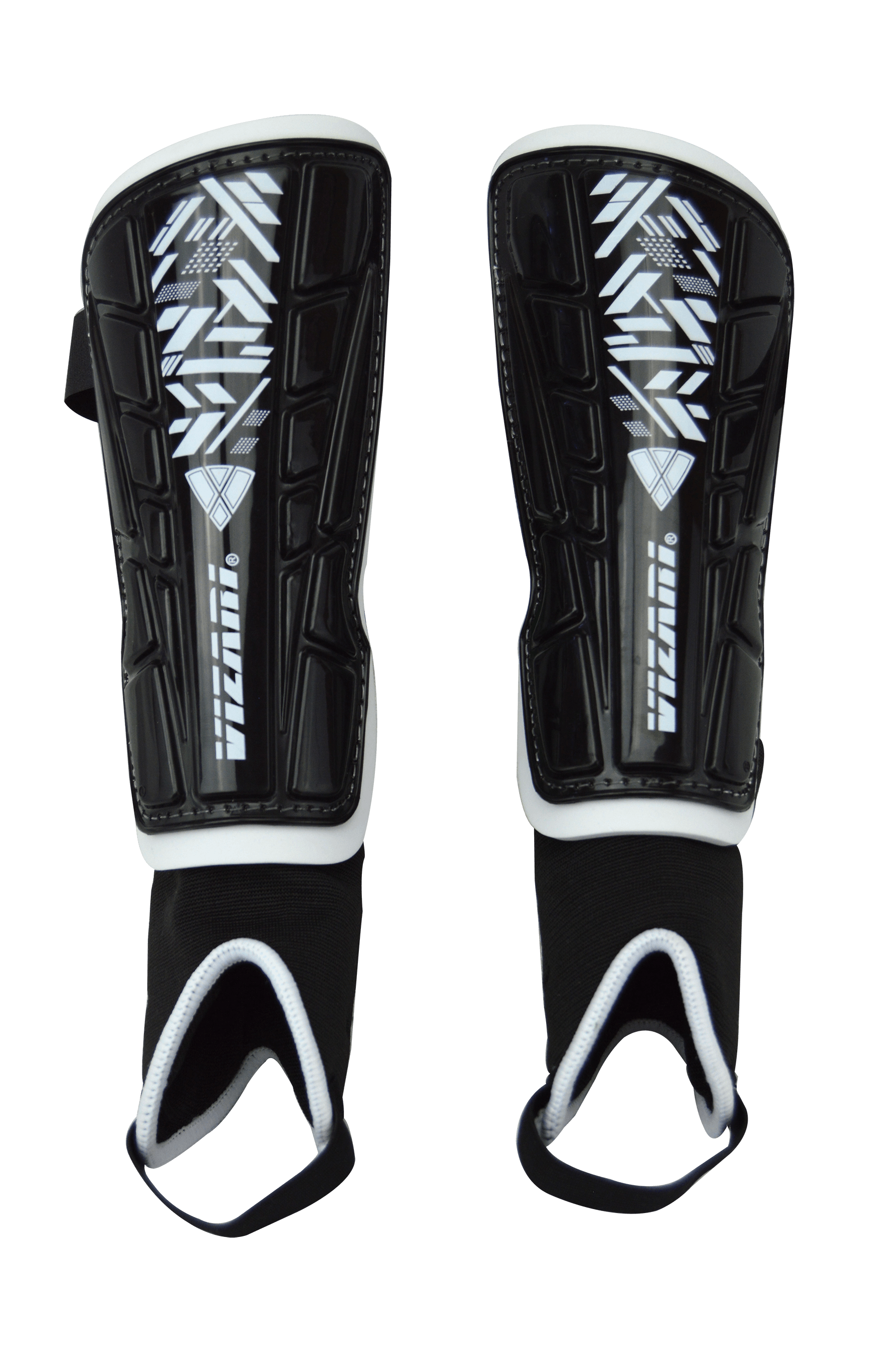 Wilson Black and Red Shin Guard ( With Velcro Closure Straps)