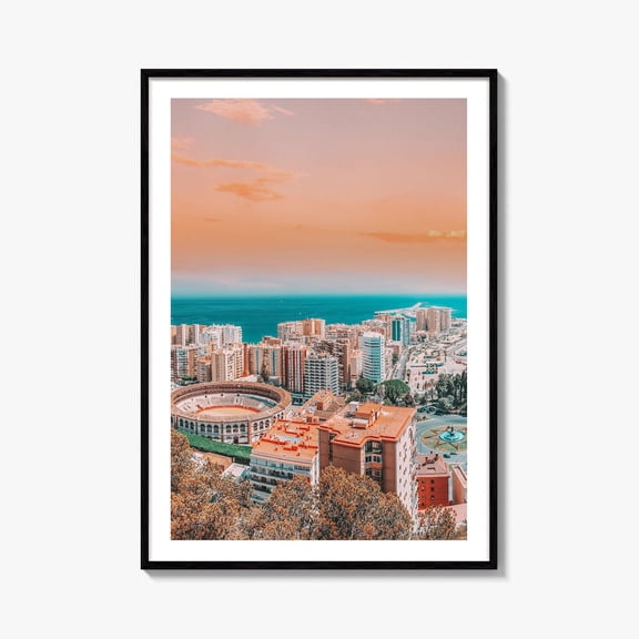 Malaga Fine Art Photo Print Spain Andalusia Costa Del Sol Wall Decor, Unframed Paper Print