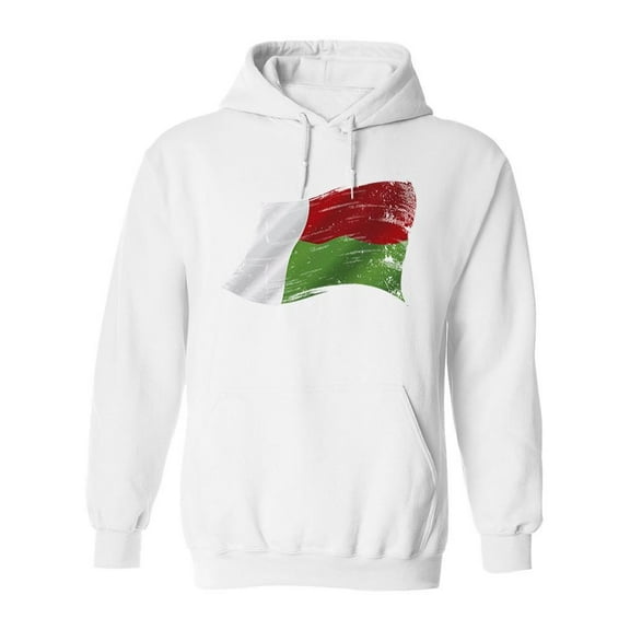 Malagasy Flag Hoodie Men -Image by Shutterstock, Male Medium