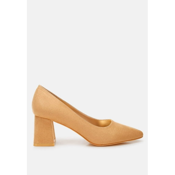 Malai Block Heel Pumps