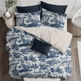 thumbnail image 1 of Malaika Duvet Cover & 2 Pillow Shams Set, Blue - Super King Size - 3 Piece, 1 of 1