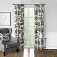 thumbnail image 1 of Malaika Pinch Pleat Drapery Panel, Black - 20 x 120 in. - Pack of 2, 1 of 1