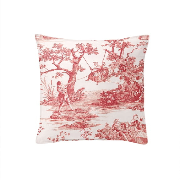 Malaika Red Decor Pillow (Feather Insert) 14"x20" Rectangle
