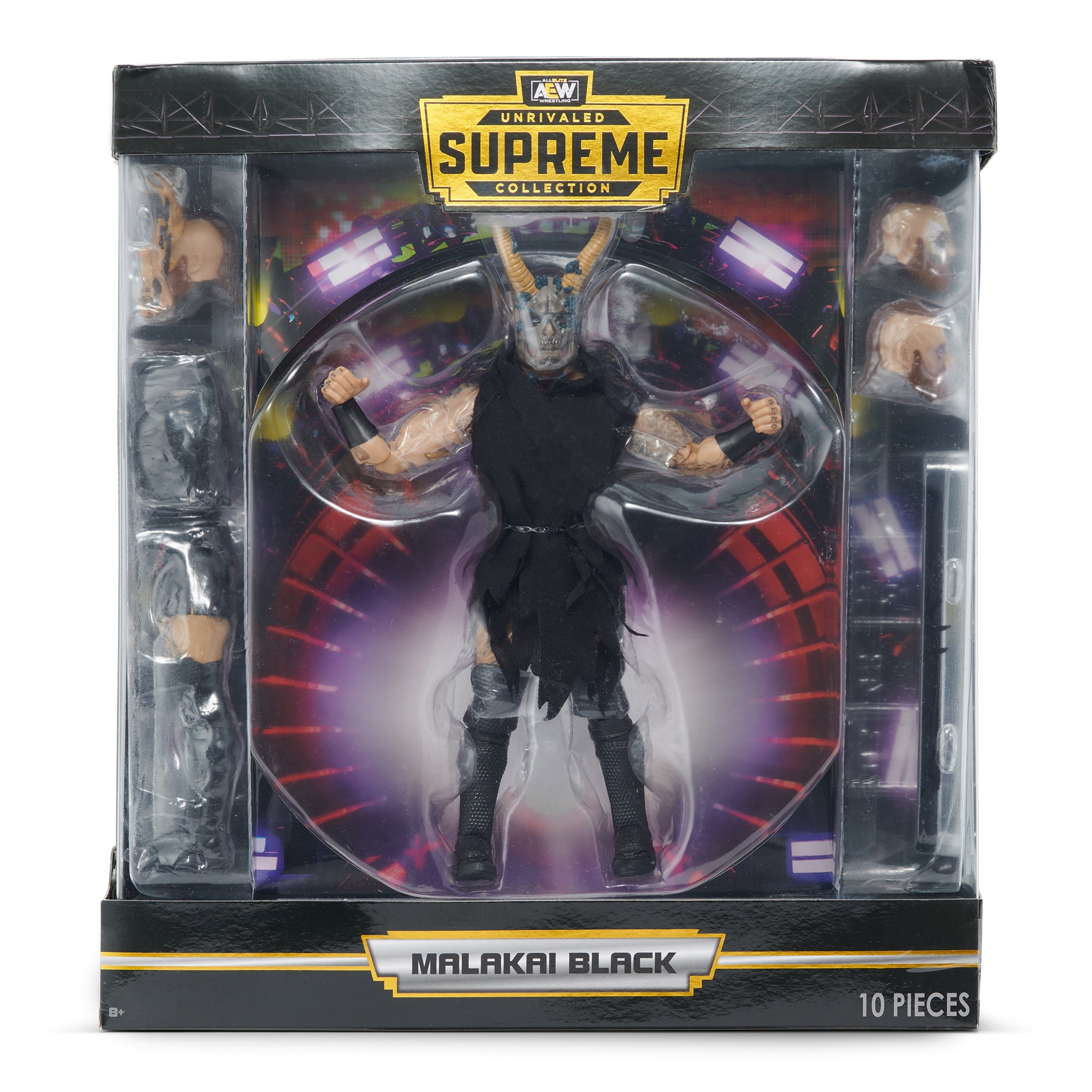 Malakai Black AEW Supreme Collection 2 Jazwares AEW Toy Wrestling Action Figure