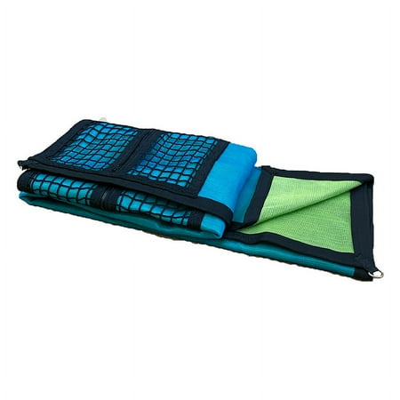 Malama Mat Blue Pono Sand-Free Beach Camping Exercise Yoga Sand Free Multipurpose Mat