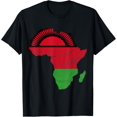 thumbnail image 1 of Malawi Flag Africa Continent Silhouette Gift for Malawian T-ShirtMen and women, Black T-shirt, size: Extra large, 1 of 4