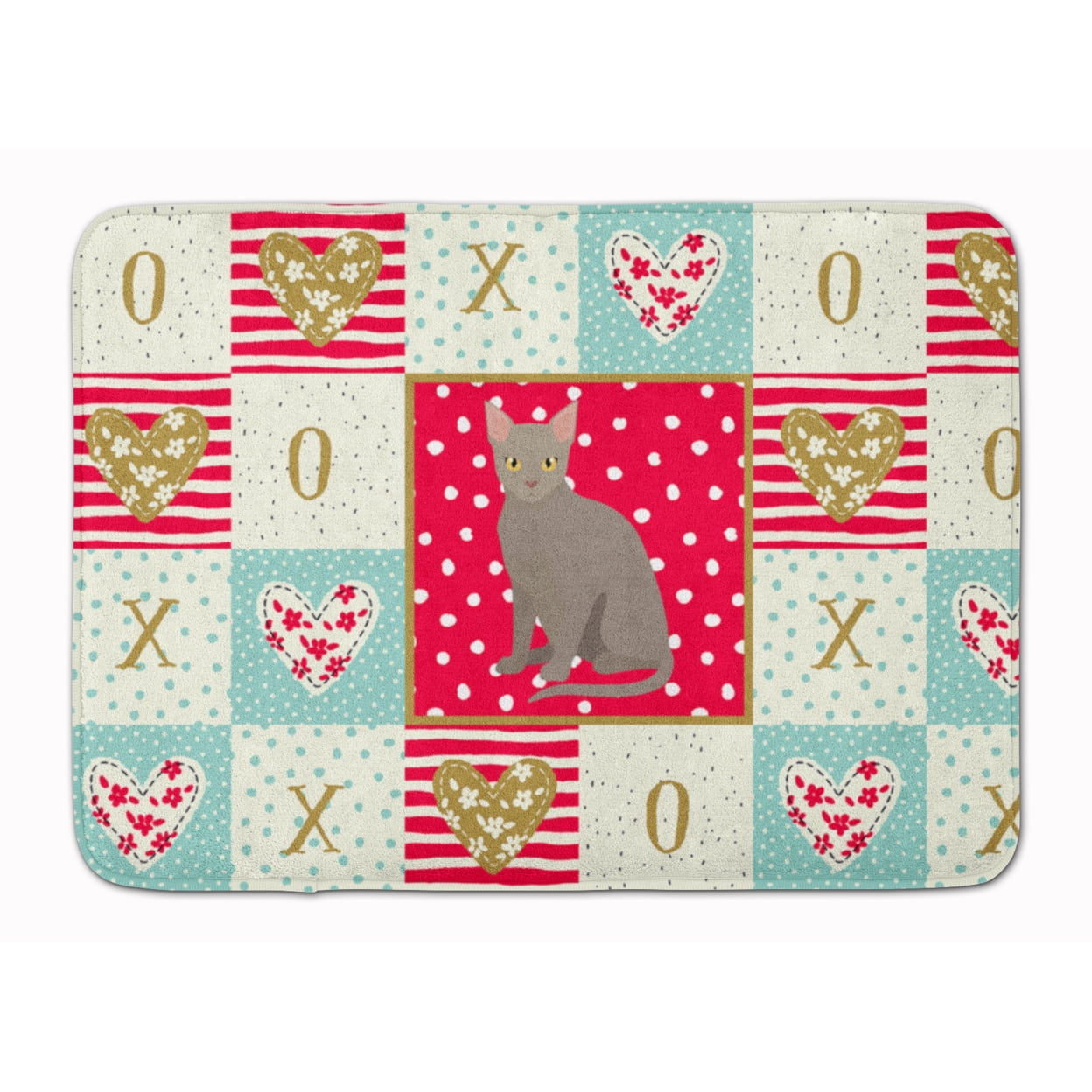 Malayan Cat Love Machine Washable Memory Foam Mat