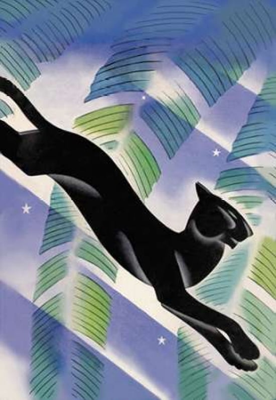 Malayan Night 1931 Canvas Art - Frank McIntosh (12 x 18)