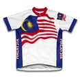 thumbnail image 1 of Malaysia Flag Short Sleeve Cycling Jersey  for Men - Size 2XL, 1 of 3