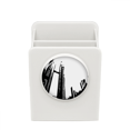 thumbnail image 1 of Malaysia Petronas Twin Towers Desk Pencil Holder Cup Pen Organizer, 1 of 4