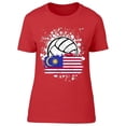 thumbnail image 1 of Malaysia Volleyball Team T-Shirt Women -Image by Shutterstock Women T-Shirt, Female 3X-Large, 1 of 2