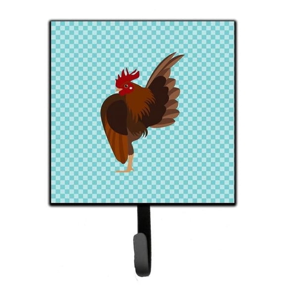 Malaysian Serama Chicken Blue Check Leash or Key Holder