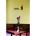 thumbnail image 1 of Malbec Is Perfection Bottled Wine Bottle Winery Spirits Vineyard Grapes Grapevine Ruby Red Holiday Gift Decorating Ideas Girl Boy Bedroom Wall Decal Sticker - Size: 12 Inch x 22 Inch, 1 of 3