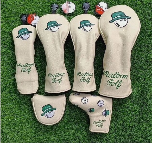 Malbon Golf Club Cover Driver Fairway Wood Hybrid Ut Putter Mallet