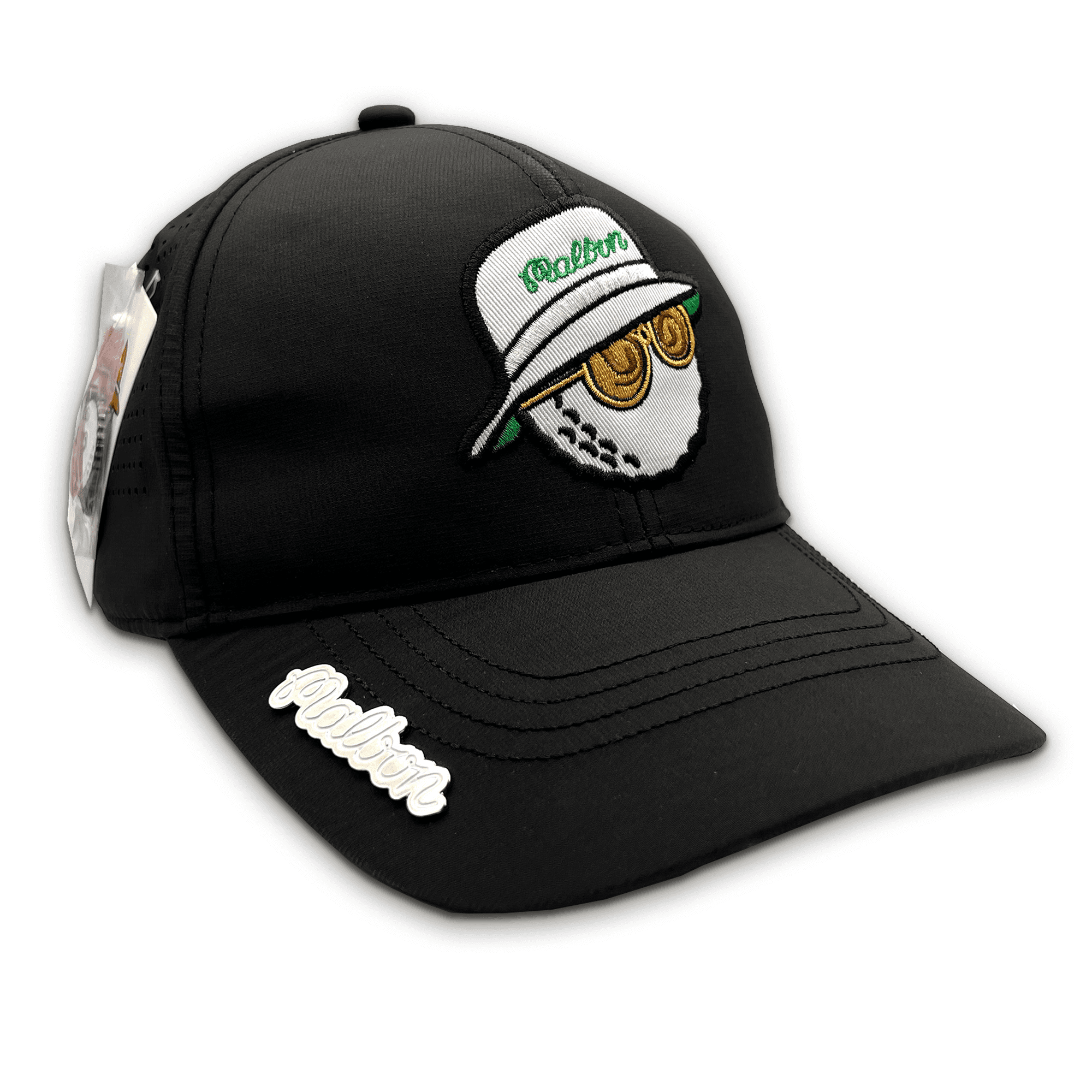 Malbon Golf Hat Cap 2023 Session- Black - Walmart.com
