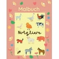 thumbnail image 1 of Malbuch Nutztiere: 25 große und einfache Bilder für Anfänger, die das Färben lernen: 2-4 Jahre, (Paperback), 1 of 1