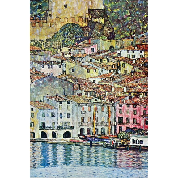 Art.com Malcena At The Gardasee Art Print by Gustav Klimt, 16" x 24"