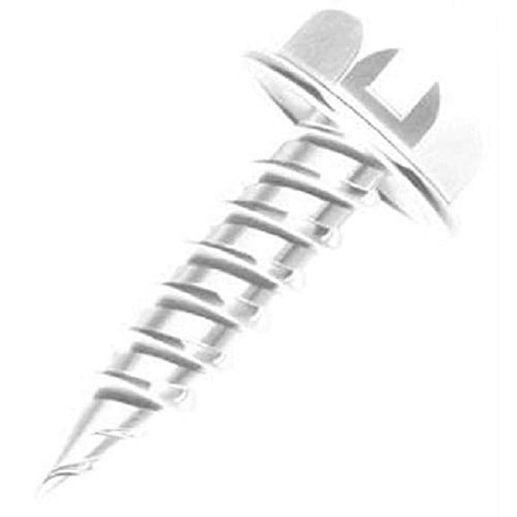 Malco HW8X2ZWT Zip-in Screws Hex Washer/Slotted Head, Multi