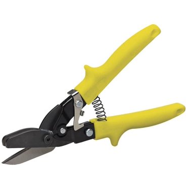 MIDWEST Bulldog Aviation Tin Snip - Straight Cut Regular Tin Cutting Shears With Forged Blade...