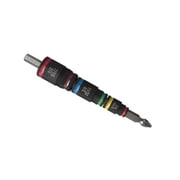 Malco Products 7-In-1 C-Rhex Flip Bit Socket Set, #2 Phillips Model With 1/4-5/16, 11/32 - 3/8, 1/2-7/16 Socket Sizes