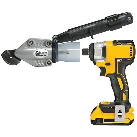 Malco TurboShear Metal Cutting Attachment - Heavy-Duty Steel, Galvanized - 1 Piece