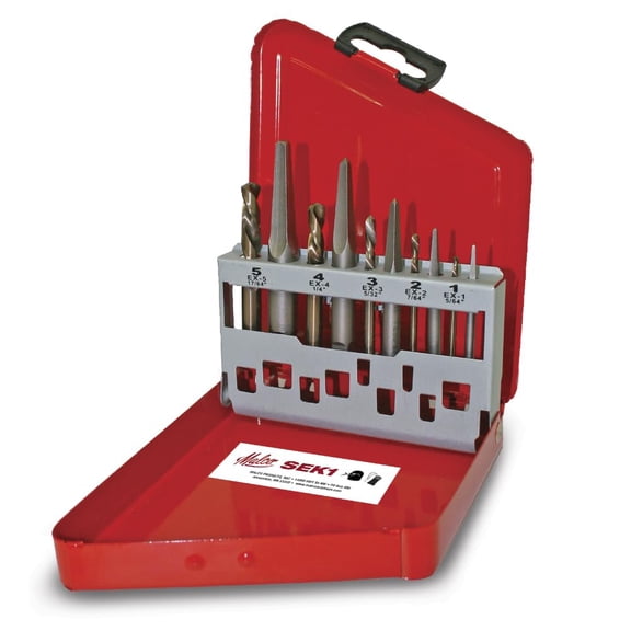 Malco SEK1 10 Piece Screw Extractor Kit CA2