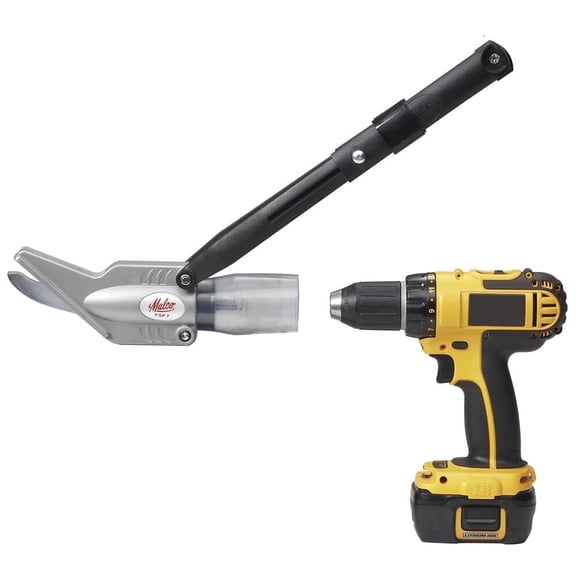 Malco TSF1 Siding Shear Attachment, Steel, For: 14.4 V or Larger Cordless or Standard A/C Power Drills