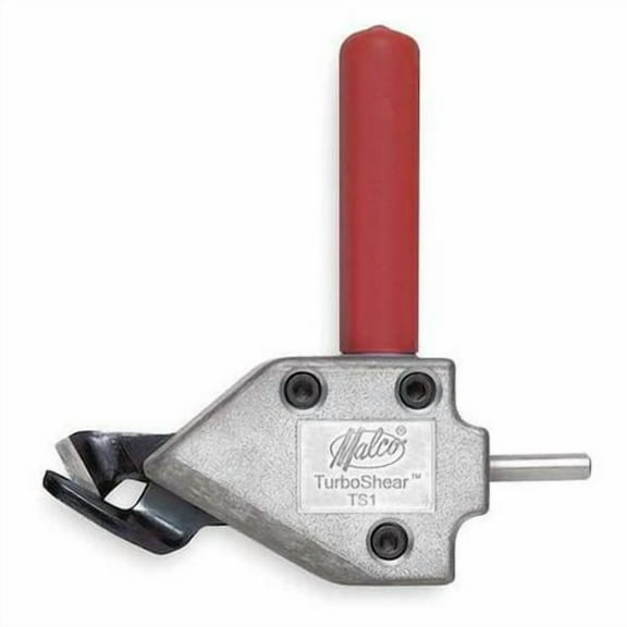 Malco Turbo Shear, Left Cut, 18 Ga Mild Steel