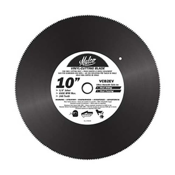 Malco Vinyl Fence Notcher, Louvered Tabs, 9 in, Heat Treated Steel VFN2