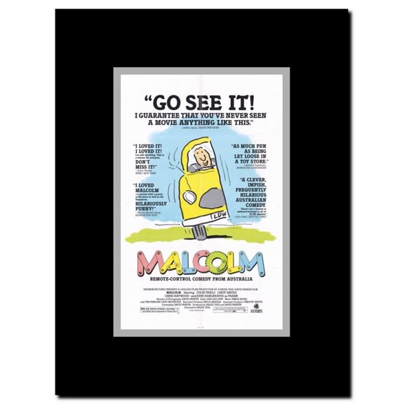 Malcolm Framed Movie Poster