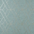 thumbnail image 1 of Malcolm Teal Geo Wallpaper, 20.5-in by 33-ft, 56.38 sq. ft, 1 of 5