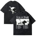 thumbnail image 1 of Malcolm Todd 2025 Tour Merch Cotton T-Shirt Wash Tee Women Men Short Sleeve Crewneck Tee, 1 of 3