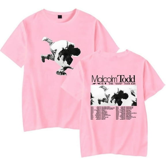 Malcolm Todd 2025 Tour Merch Short Sleeve T-shirt Unisex Fashion Crew Neck Top