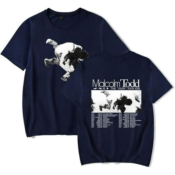 Malcolm Todd 2025 Tour Merch Short Sleeve T-shirt Unisex Fashion Crew Neck Top