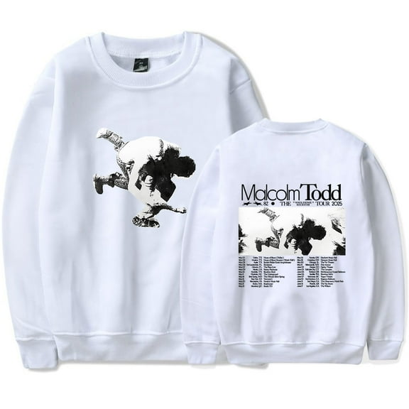 Malcolm Todd 2025 Tour Merch Sweatshirt Women Men Casual Crewneck Long Sleeve Pullover Clothes