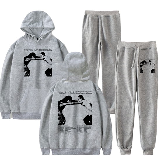 Malcolm Todd Tour 2025 Hoodie Merch Pants Sets For Men/Women Sweatshirt Pants Two Piece Set