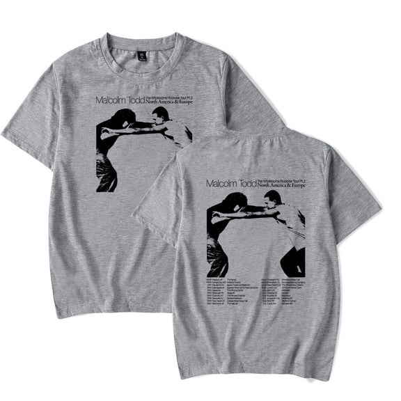 Malcolm Todd World Tour 2025 T-Shirt For Women/Men Unisex Short Sleeve Tshirt Tee Fashion Streetwear