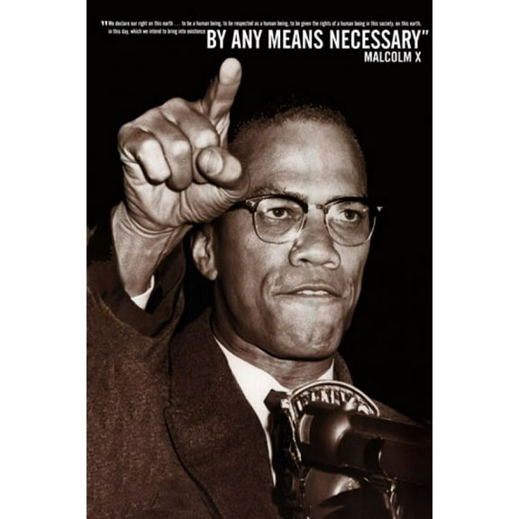 Malcolm X - By Any Means Poster (24 x 36)