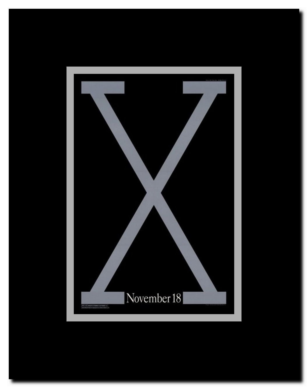 Malcolm X Framed Movie Poster