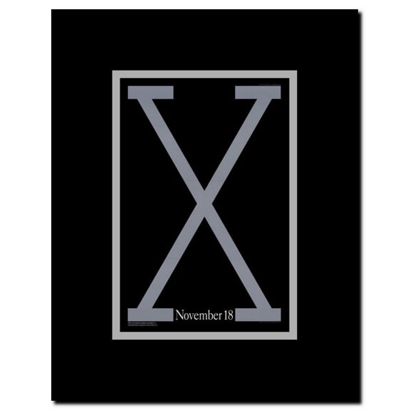 Malcolm X Framed Movie Poster
