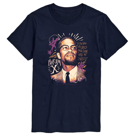 Malcolm X - Malcolm Doodle - Men's Short Sleeve Graphic T-Shirt