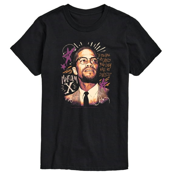 Malcolm X - Malcolm Doodle - Men's Short Sleeve Graphic T-Shirt