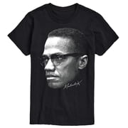 Malcolm X - Malcolm X Portrait Oversized Black Shirt Only Mens Short Sleeve Graphic T-Shirt