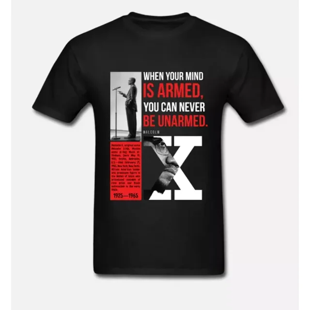Malcolm X T Shirt, Best Summer Gift, Short Sleeve Shirt Hot Trending
