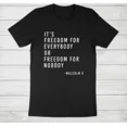 thumbnail image 1 of Malcolm X T-Shirt Men's Large Black Crew Neck Short Sleeve, 1 of 2