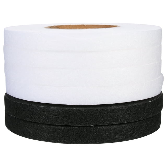 Malcolmailyne 6 Rolls of Iron On Hemming Tapes Nonwoven Fabric Tapes