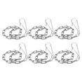 Malcolmailyne 6pcs Toilet Flapper Replacement Chains Toilet Handle