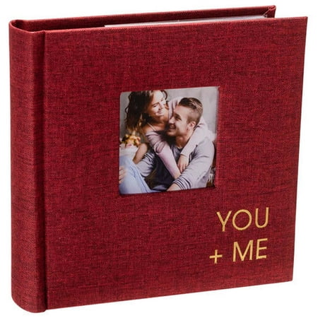 Malden 1-Up You and Me Red Fabric Album